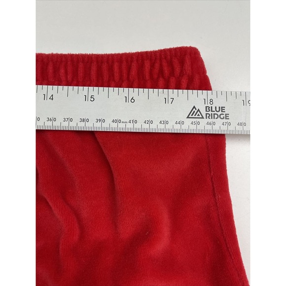 Vintage 90's Goola Gong Velour Red Track Suit Medium - Picture 6 of 16